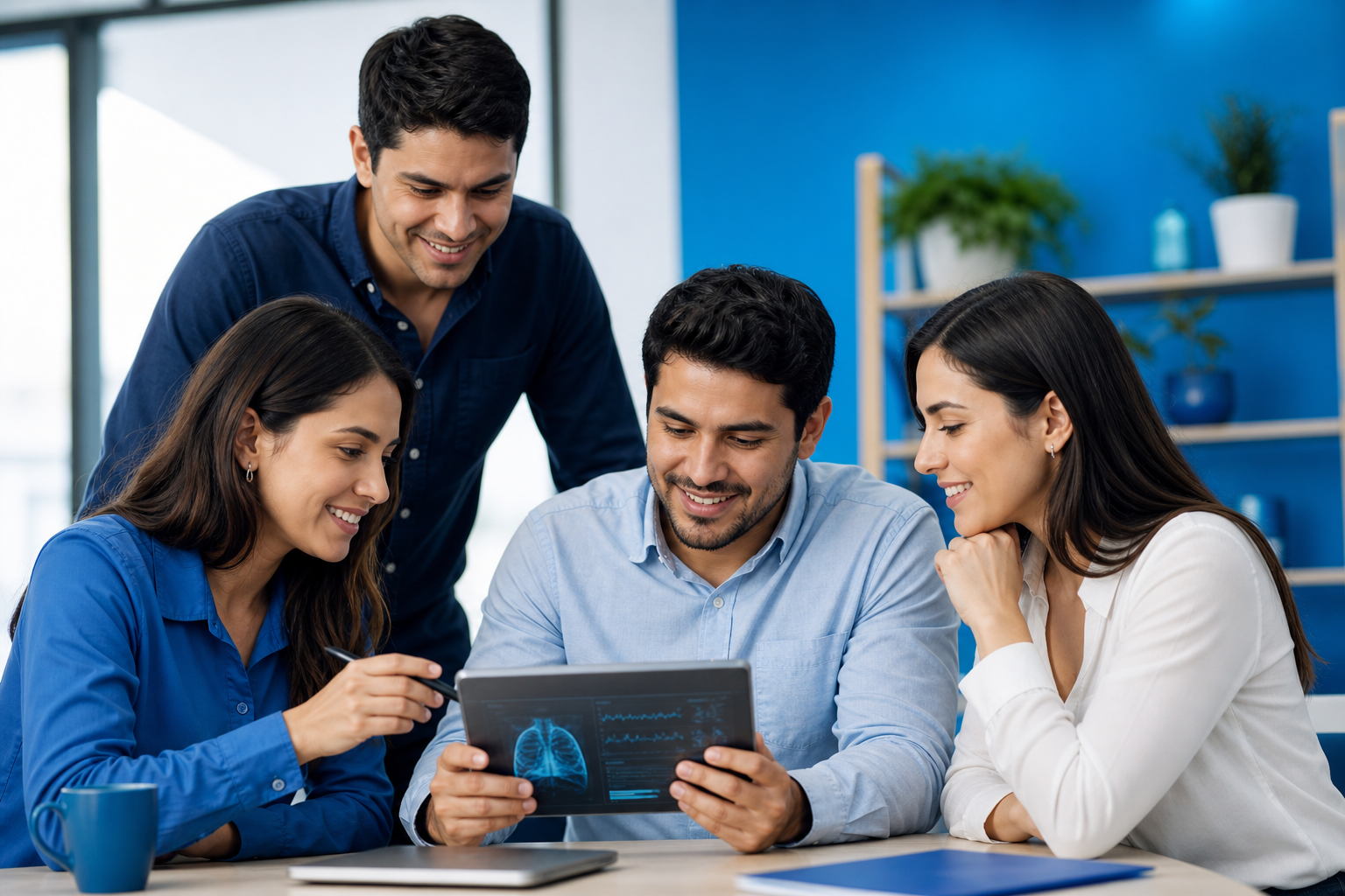 Equipo de Teencuentro.cl trabajando en soluciones de cuidado para adultos mayores